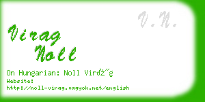 virag noll business card